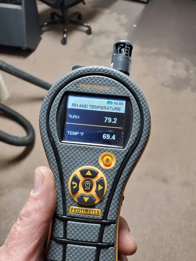 Moisture meter humidity assessment for Fire & Smoke Damage Restoration in Granger